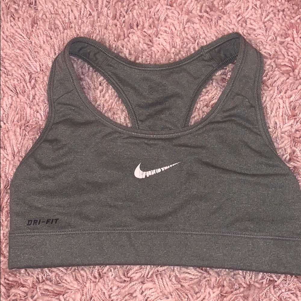 Grey Nike Sports Bra